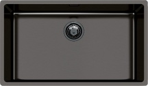 FOSTER 2157 056 Lavello Cucina 1 Vasca da Incasso Filotop 75 cm Inox Metal Gun KE Filotop