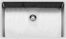 FOSTER 2157 050 Lavello Cucina 1 Vasca da Incasso Filotop 75 cm Inox Spazzolato KE
