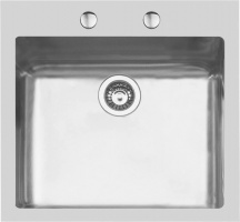 FOSTER 2265 050 Lavello Cucina 1 Vasca Incasso 56 cm Acciaio Inox Spazzolato