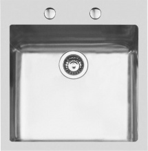 FOSTER 2274 050 Lavello Cucina 1 Vasca da Incasso 51 cm Inox finitura Spazzolato KE Q4