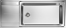 FOSTER 3219051 Evo Lavello 1 Vasca con Gocciolatoio a Sx Incasso Acciaio inox