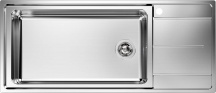 FOSTER 3219052 Evo Lavello 1 Vasca con Gocciolatoio a Dx Da Incasso Acciaio inox