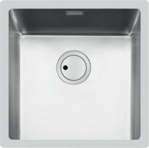 FOSTER 3356 050 Lavello Cucina 1 Vasca Incasso Filotop 44 cm Inox Spazzolato S4001