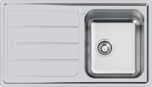 FOSTER 5186 062 Lavello Cucina 1 Vasca Incasso Gocciolatoio Dx 86cm Inox  Elettra