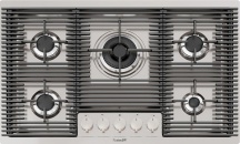 FOSTER 7682 000 Piano Cottura 5 fuochi a Gas 80 cm Inox Spazzolato  Milanello