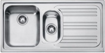 Franke 101.0053.244 Lavello Cucina 1 Vasca e 12 Incasso 100 cm Inox  Radar RRX 651