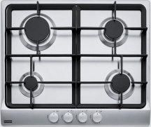 Franke 106.0459.550 Piano Cottura 4 Fuochi a Gas da Incasso Larghezza 60 cm Inox