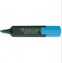 Faber Castell 154851 Evidenziatore 1 pezzo Blu Punta smussata