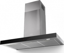 Faber 325.0617.016 Cappa Cucina Aspirante a Parete 90x45,5 cm B Inox Stilo Glass Smart A90