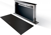 Faber 340.0492.566 Cappa Cucina Filtrante DownDraft Incasso 90 cm Inox Fabula Evo+BK A 90