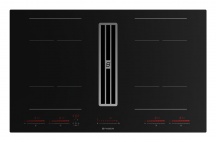 Faber 340.0708.971 Piano Cottura a Induzione Cappa Filtrante 4 Fuochi 80 cm Nero