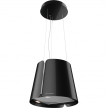 Faber 345.0657.025 Cappa Cucina Filtrante Isola 45 cm Classe A Nero CAPPA BEAT BK GLOSS F452
