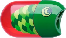 Faber Castell 183525 Temperino Temperamatite manuale Verde Rosso