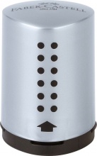 Faber Castell 183700 Temperino Temperamatite manuale Nero Argento