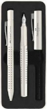Faber Castell 201527 Faber-Castell Set di Penne Bianco 2 Pz
