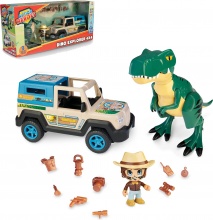 Famosa ACN10010 Action Heroes Dino Explorer 4X4 Playset per Bambini da 4+ Anni