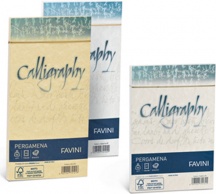 Favini A572203 Pergamena Calligraphy Busta Crema 25 Pz