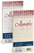 Favini A57Q424 Millerighe Calligraphy Busta Dl (110 X 220 mm) Avorio 25 Pz