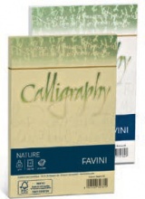 Favini A57Q447 Nature Calligraphy Busta Grigio 25 Pz