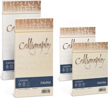 Favini A690214 Canvas Calligraphy Carta Inkjet A4 (210X297 mm) 50 Fogli Bianco