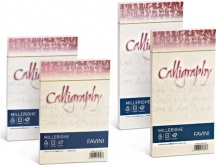 Favini A690324 Millerighe Calligraphy Carta Inkjet A4 (210X297 mm) 50 Fogli Bianco