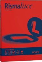 Favini A69C544 Cartoncini colorati 50 Fogli gr 200 Scarlatto 61 A4