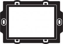 Feb 55003PL Supporto Modello Pl Per Serie Plain 3 Moduli