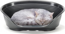 Ferplast 70202936 Brandina Siesta Deluxe 2 per cani e gatti piccola taglia Nero