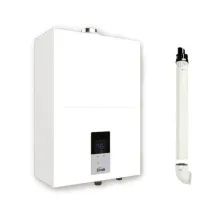 Ferroli 0DK95IAA+010040X0 Scaldabagno a Gas Metano 15 Ltmin Camera Stagna Kona 15F 0DK95IAA + Kit