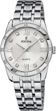 Festina F16940-A Orologio Donna Analogico Quarzo Cassa Cinturino Acciaio Silver