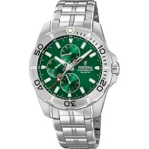 Festina F20445-7 Orologio Uomo Analogico Acciaio Inox Calendario Impermeabile