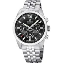 Festina F20742-3 Orologio Uomo Analogico Acciaio Inox Cronometro  Timeless