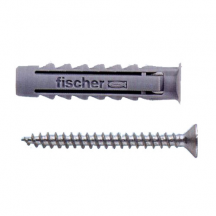 Fischer 504416 Confezione 20 Tasselli Nylon SX d.5.0 mm con vite croce Pz