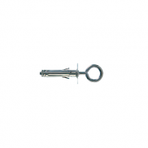 Fischer 504473 Tasselli universali in acciaio 9 mm gancio occhiolo chiuso 4 pz