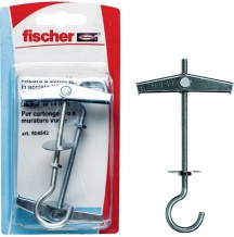 Fischer 504541 2 ancorette acciaio per soffitti � 14 mm con dado regolabile