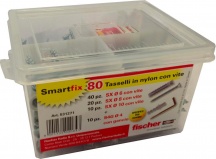 Fischer 531271 SmartFix Box 80 Tasselli assortiti serie SX
