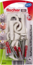 Fischer 557923 Ancoraggio a vite e tassello 6 pz a muro 30 mm