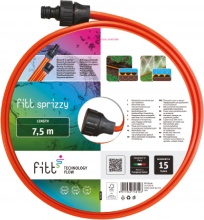Fitt 69002 00022 Tubo piatto flessibile triploforato SPRIZZY arancio 7,5 mt