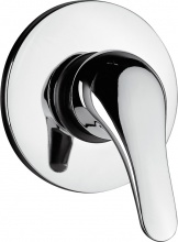 Fluxy 2040720 Miscelatore Doccia Incasso Rubinetto Monocomando Cromo  Urano