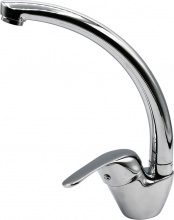 Fluxy 2040730 Miscelatore Cucina Rubinetto Monocomando per Lavello Cromo  Urano
