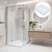Fluxy 2070224 Piatto Doccia Serie Flat Rettangolare cm 80x120