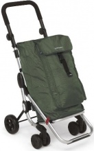 Foppapedretti 9702000900 GO UP Carrello spesa 38 Litri 48x40x110 cm Verde oliva