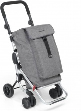 Foppapedretti 9702001200 Carrello Spesa 48x40xh110 cm Alluminio Grigio -  Go Up