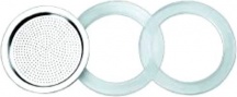 Forever 121002 Set 2 Pz Guarnizioni + Filtro Alluminio Tz 1