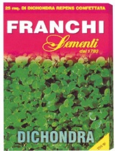Franchi 15035 Semi per prato tappeti erbosi dichondra 250gr per 25 mq di prato