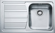 Franke 101.0085.773 Lavello Cucina 1 Vasca Incasso Gocciolatoio 79 cm Acciaio LLX 611