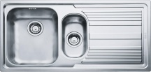 Franke 101.0086.252 Lavello Cucina 1 Vasca e mezza Gocc. dx 100 Cm Inox Logica