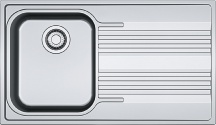 Franke 101.0356.760 Lavello Cucina 1 Vasca Gocciolatoio dx 86 Cm Inox Smart