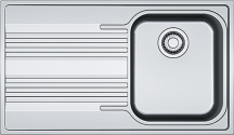 Franke 101.0356.801 Lavello Cucina 1 Vasca Gocciolatoio Sx 86 cm Inox Smart
