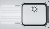 Franke 101.0356.882 Lavello Cucina 1 Vasca Gocciolatoio Sx 86 cm Inox Smart
